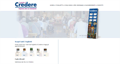 Desktop Screenshot of ifogliettidicredere.it